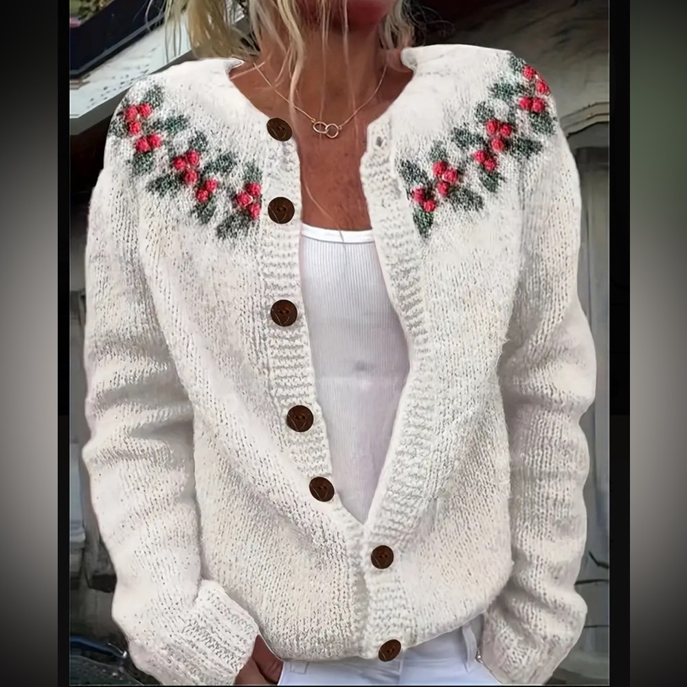The Holly and the Ivy Cardigan
Christmas Sweater
English Countryside Sweater - Picture 1 of 16